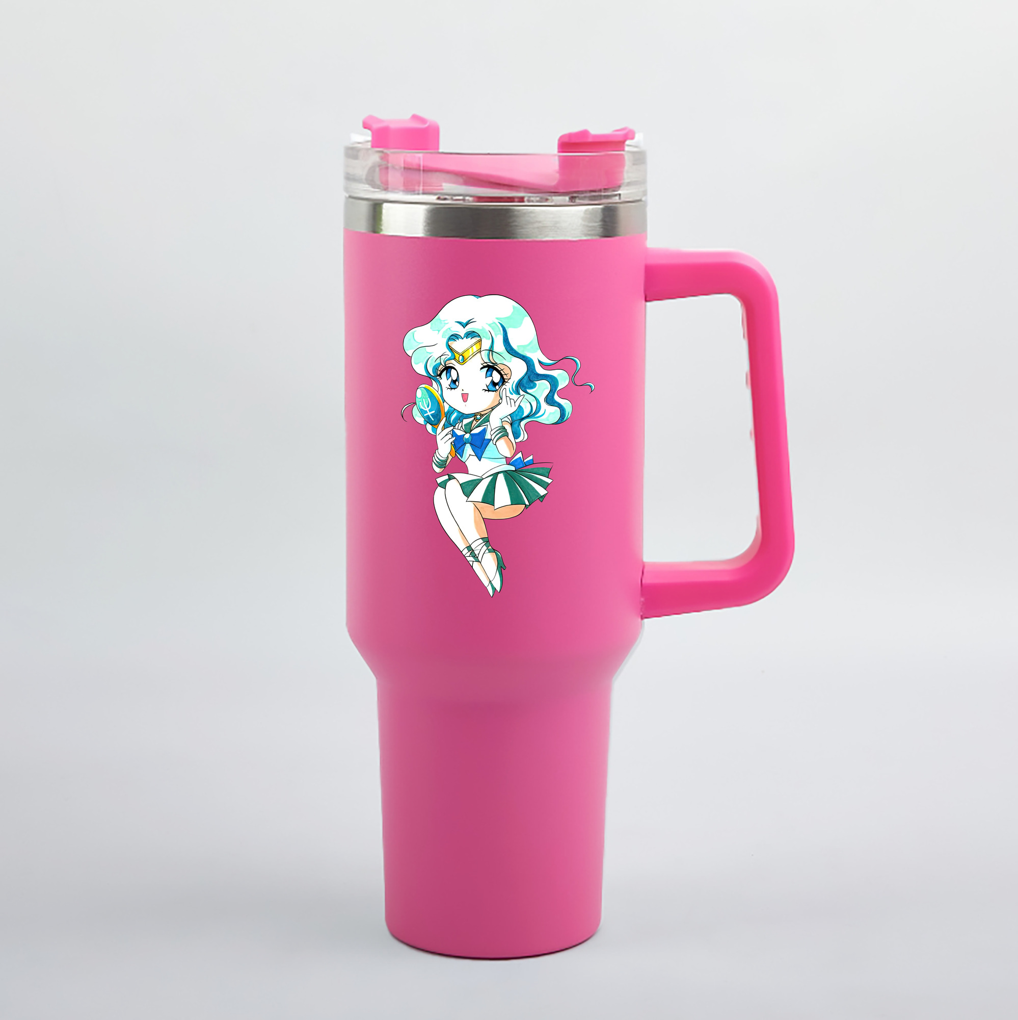 （画像用） 美少女戦士セーラームーン 海王 みちる（かいおう みちる） Sailor Moon Kaiou Michiru 1200mL車用タンブラー（カラープリント）